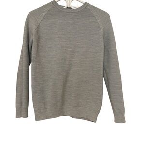 lululemon athletica Gray Crew Neck Sweater